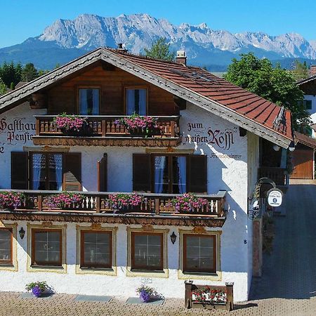Fruehstueckspension Gaestehaus Zum Weissen Roessl Wallgau Dış mekan fotoğraf